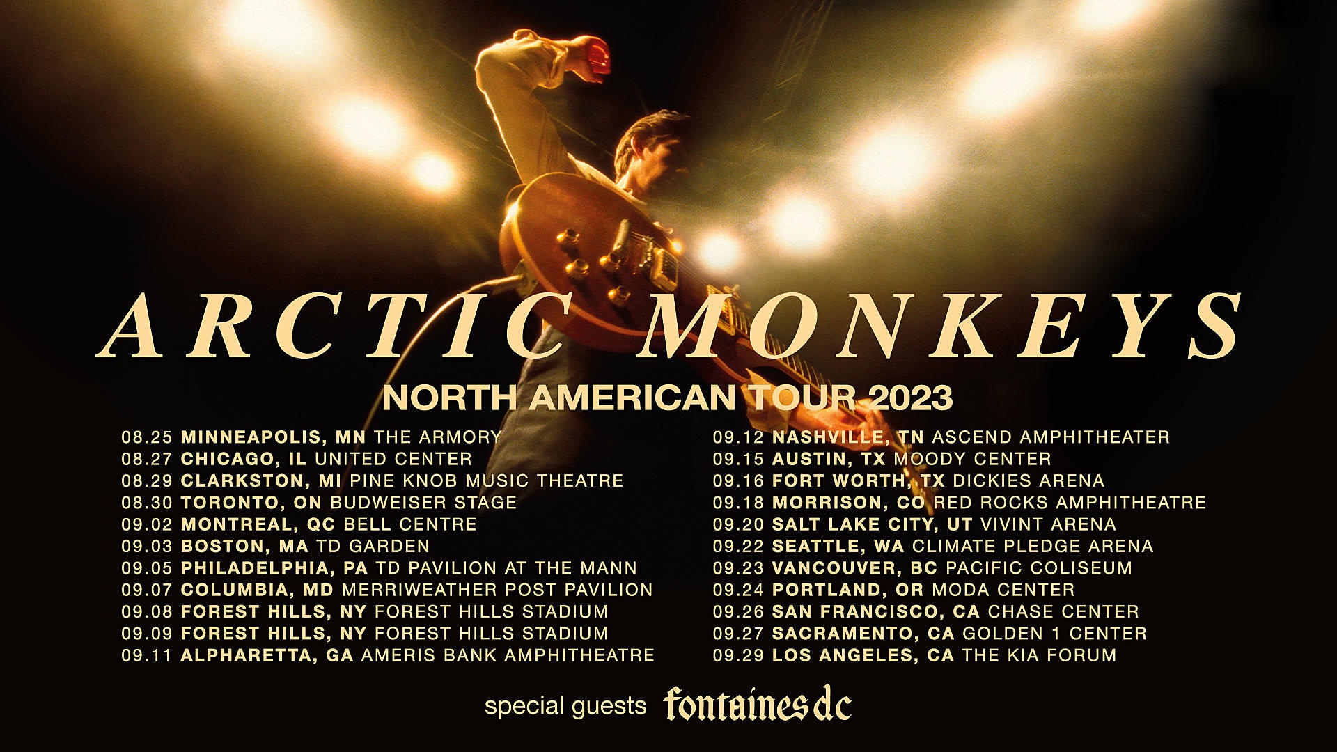 Arctic Monkeys Announces 2023 North America Tour
