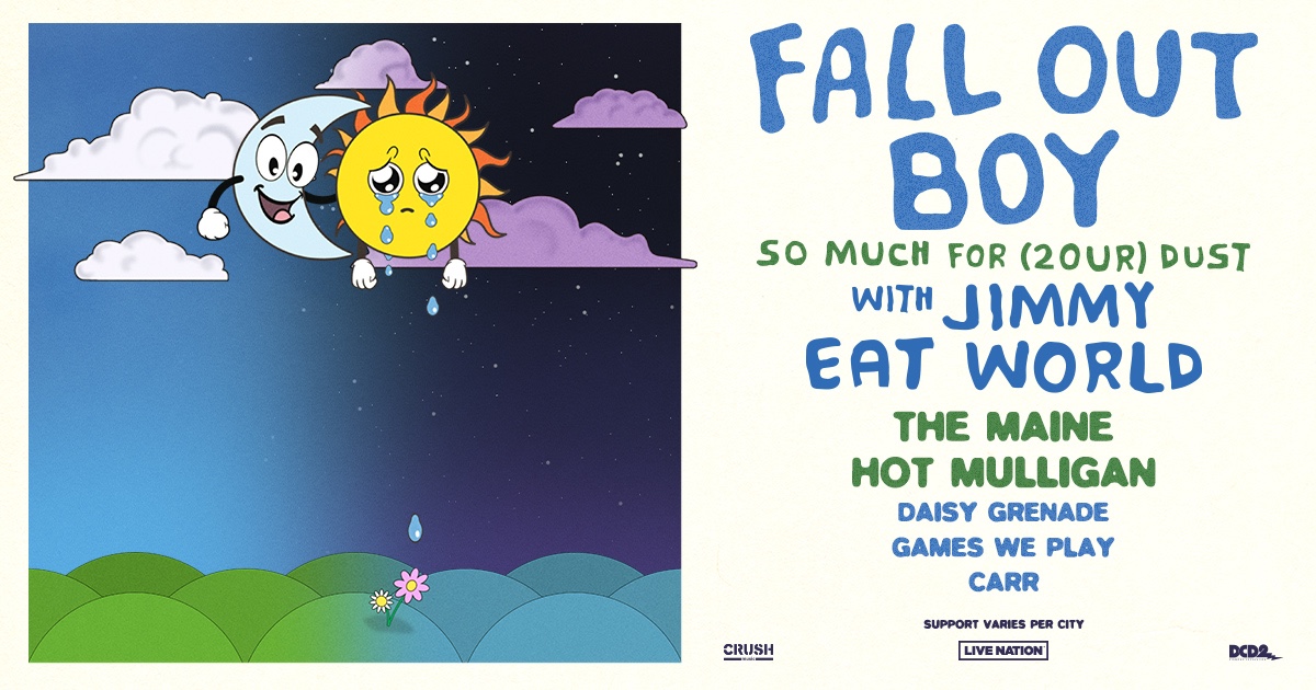 FALL OUT BOY ANNOUNCES SO MUCH FOR (2OUR) DUST
