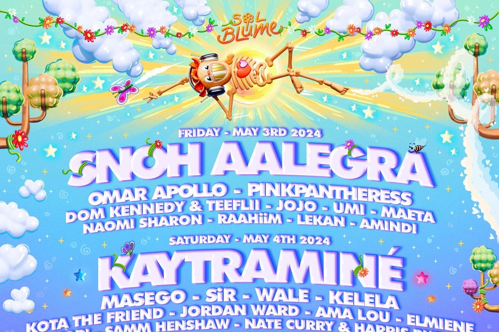 Sol Blume Reveals New 2024 Lineup with Snoh Aalegra, Kaytraminé, and SZA&nbsp;Headlining