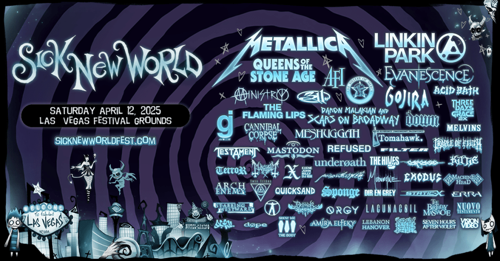 Sick New World 2025: Metallica and Linkin Park to Headline Epic&nbsp;Festival