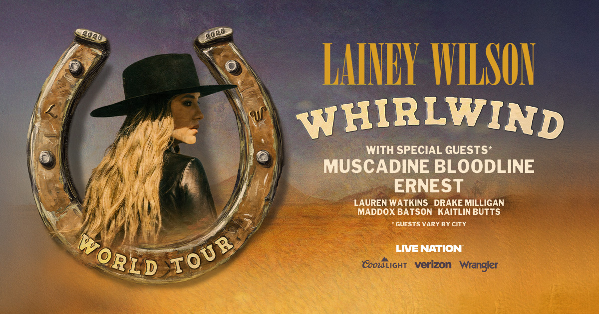 Lainey Wilson Announces Massive Whirlwind World Tour for 2025